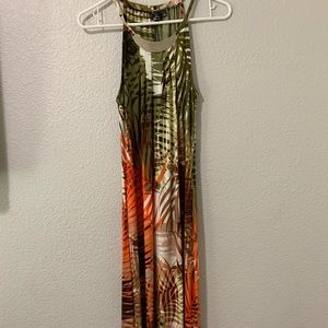 Sleeveless Tropical Dress